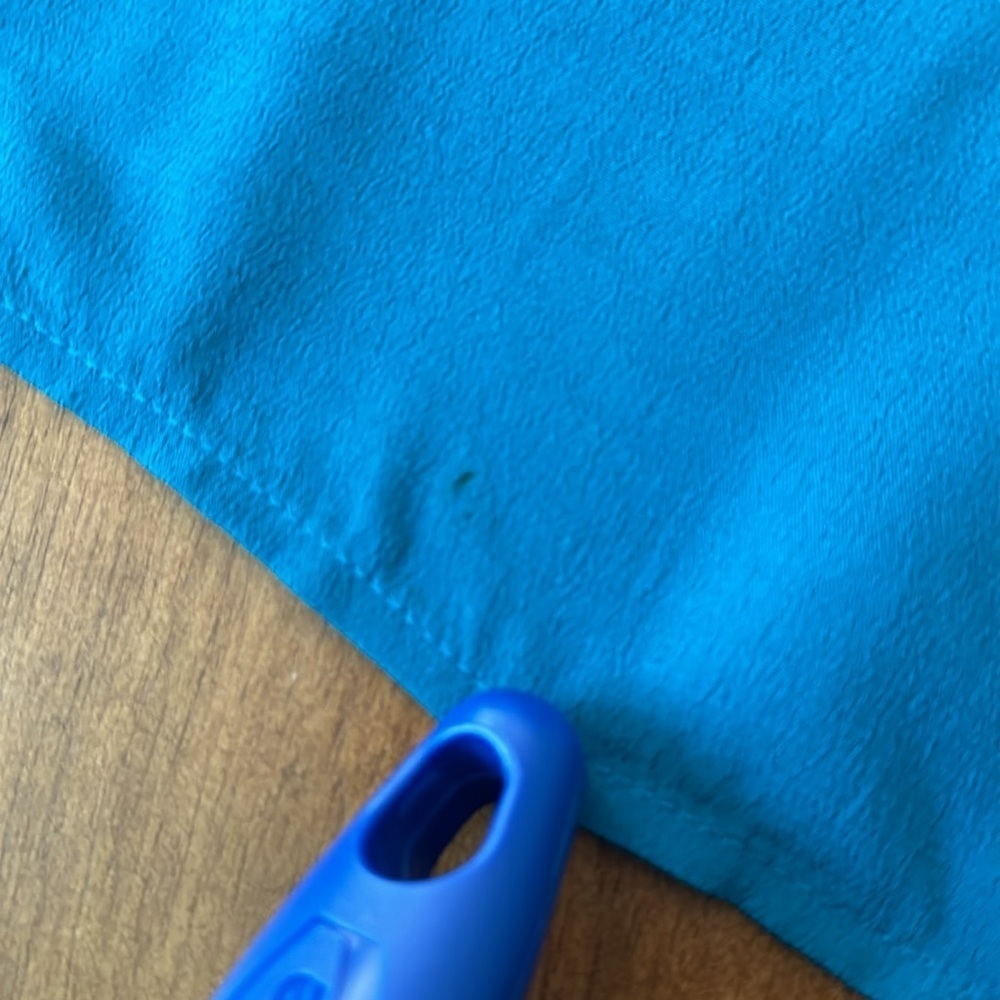 Sejour Size 2X Sleeveless V Neck Blouse Teal Blue Summer Casual Comfortable - Picture 10 of 10